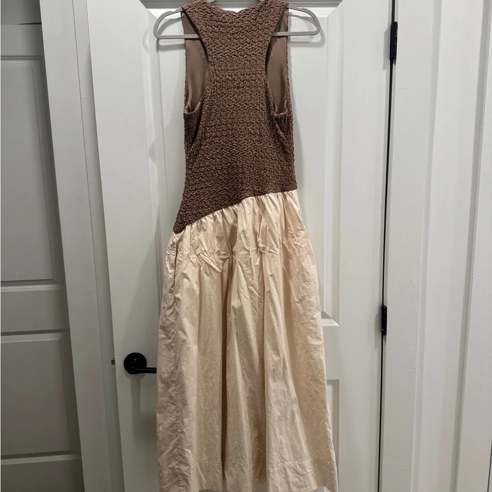 REVOLVE Brown and Cream Maxi Dress - Picture 3 of 3